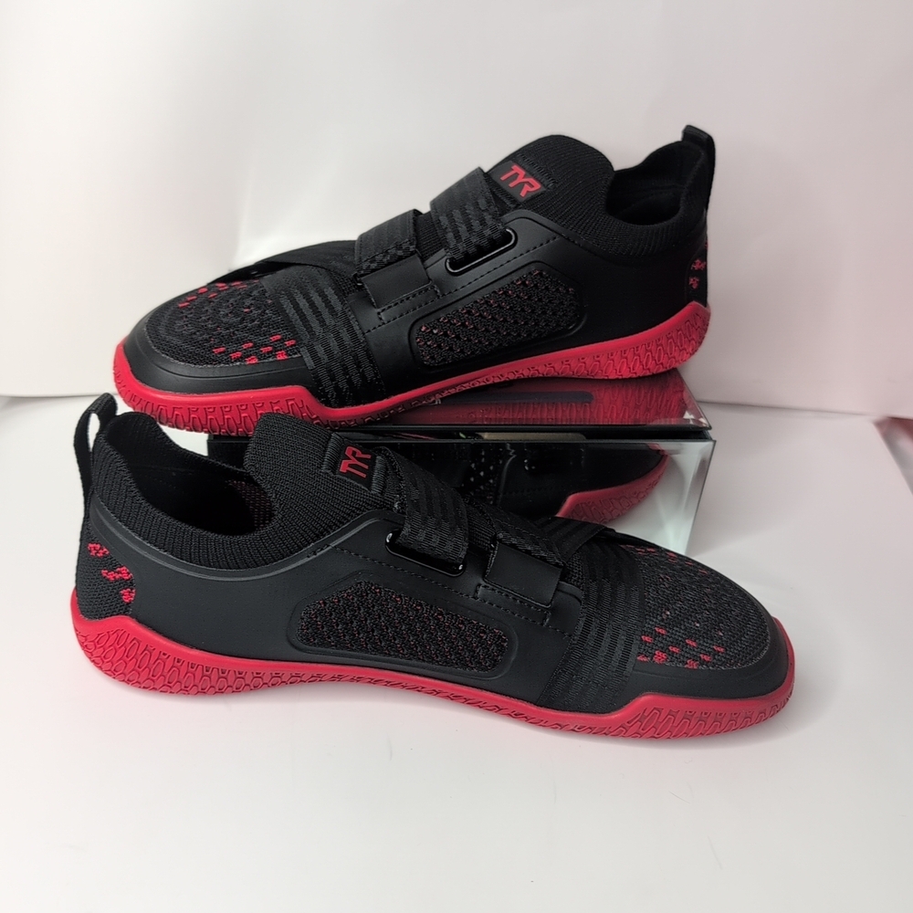 TYR Men's Black and Red Athletic Shoes NWOB